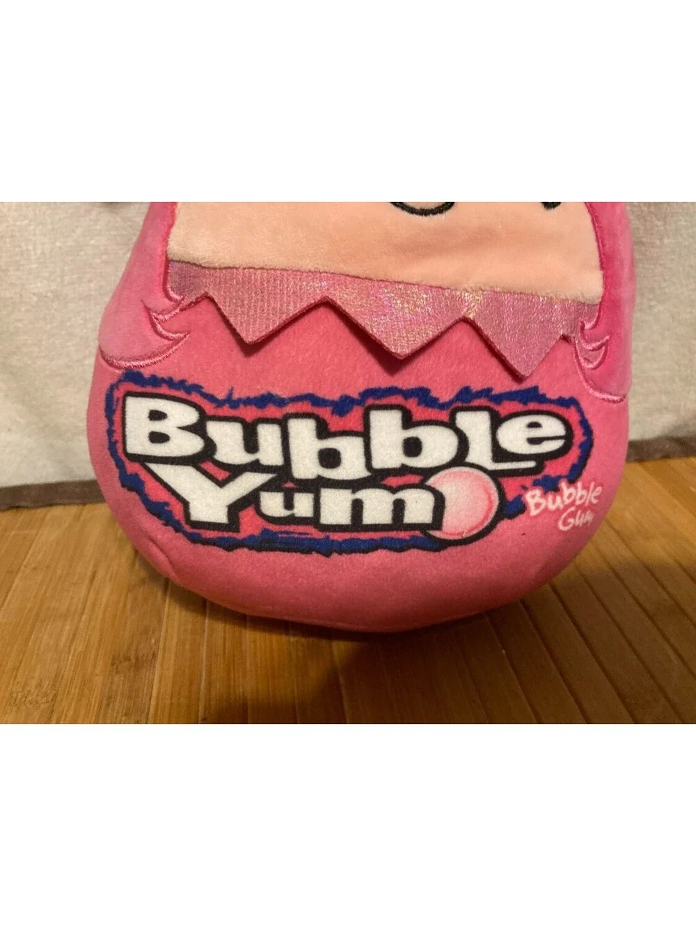 Squishmallows Bubble Yum Witch Plush Toy 11 in Pink and Polyester Black